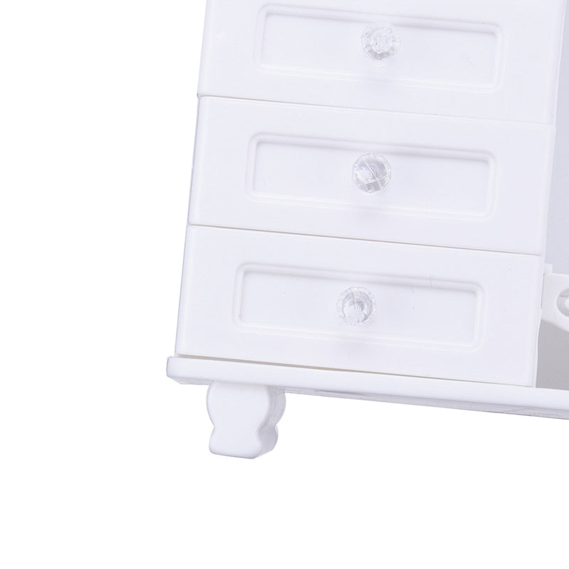 Kids Chlid Miniature Wardrobe DIY Doll House Bedroom Furniture Clothes Hangers Storage Toys