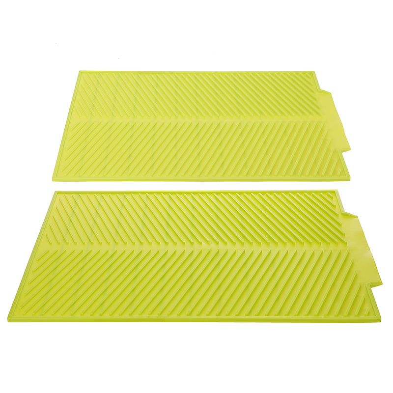 Silicone Dish Drying Mat Dish Cup Mat for Kitchen Waterproof Countertop Mat Non Slip Heat Resistant BPA Free Dish Washer Safe