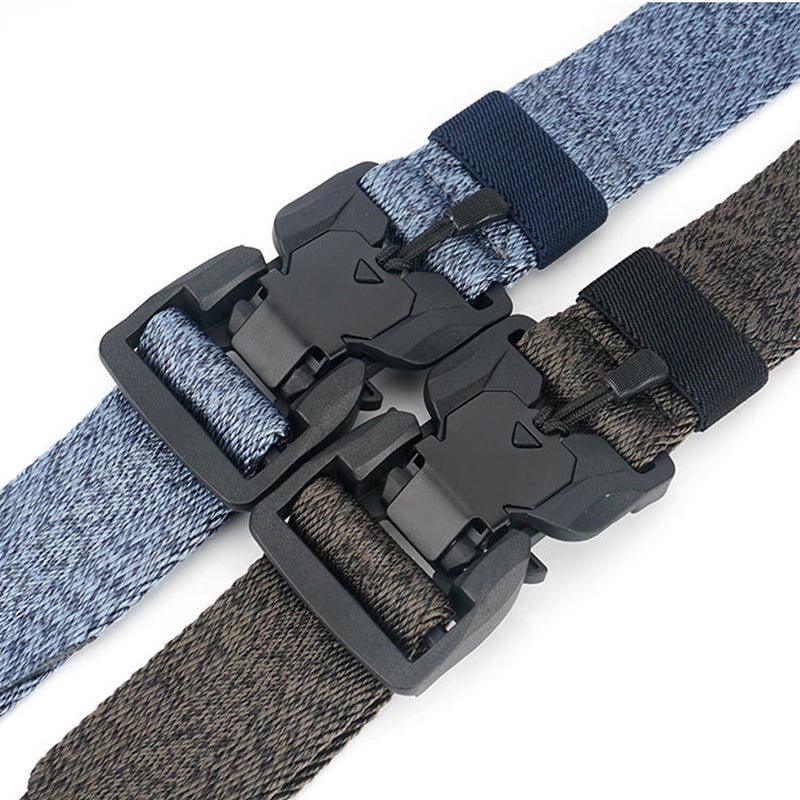 AWMN SS5 125cm Magnetic Buckle Belt Heavy Duty Military Tactical Belt Adjustable Polyester Nylon Belt Waist Belt