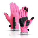 Winter Warm Outdoor Sports Gloves Fleece Windproof Non-slip Touch Screen Ski Riding Motorcycle Gloves Skiing Gloves
