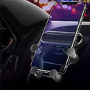 Bakeey Upgrade Metal Gravity Linkage Automatic Lock Air Vent Car Phone Holder for 4.7-6.5 Inch Smart Phone iPhone XS Max Samsung Galaxy S10+