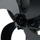 4 Blade Heat Powered Stove Fan Quiet Wood Log Burner Fireplace Eco Fan Heating Distribution No Electricity Or Battery