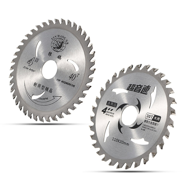 110m 30/40 TCT Teeth Saw Blade Angle Grinder Wood Plastic Cutting Circular Disc