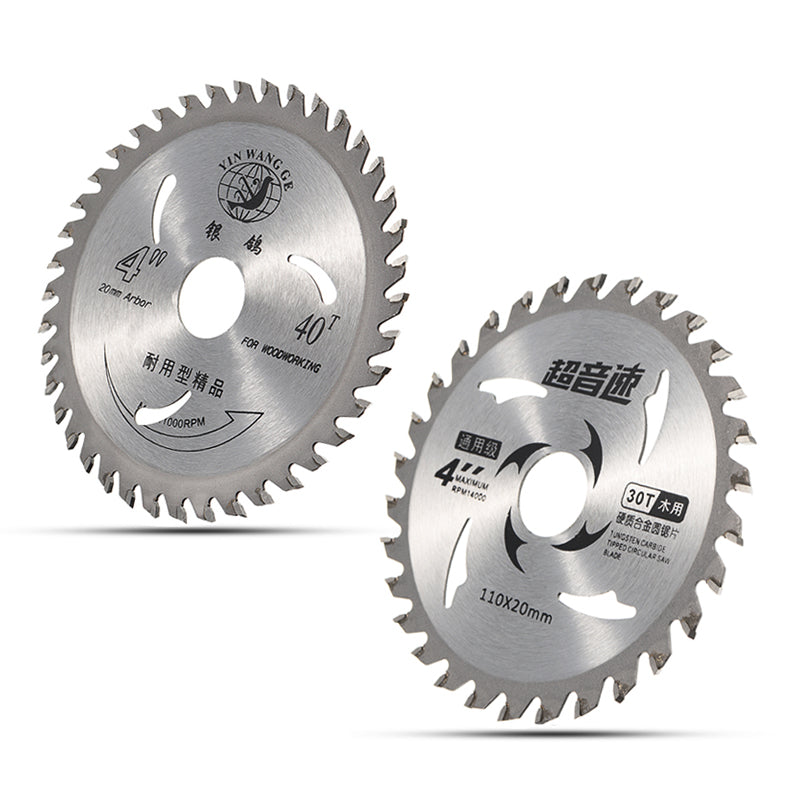 110m 30/40 TCT Teeth Saw Blade Angle Grinder Wood Plastic Cutting Circular Disc