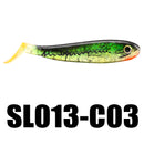 SeaKnight SL013 6pcs/lot 7.4g 3in T Tail Fishing Lure Soft Bait Fishing Lure for Carp Fishing