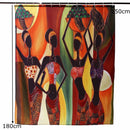 Waterproof Custom Distinctive Cartoon African Woman Bathroom Shower Curtains Home Decor 60''x72''
