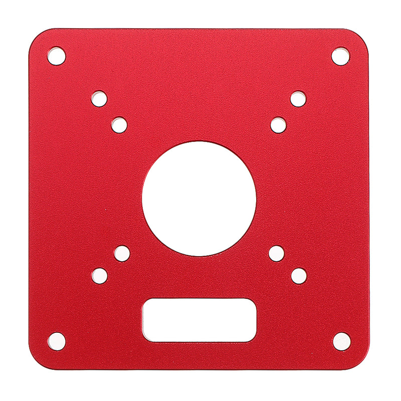 Woodworking 120x120mm Aluminum Alloy Router Table Insert Plate Mounting Base Plate for MAKITA RT0700C WORX Aoben