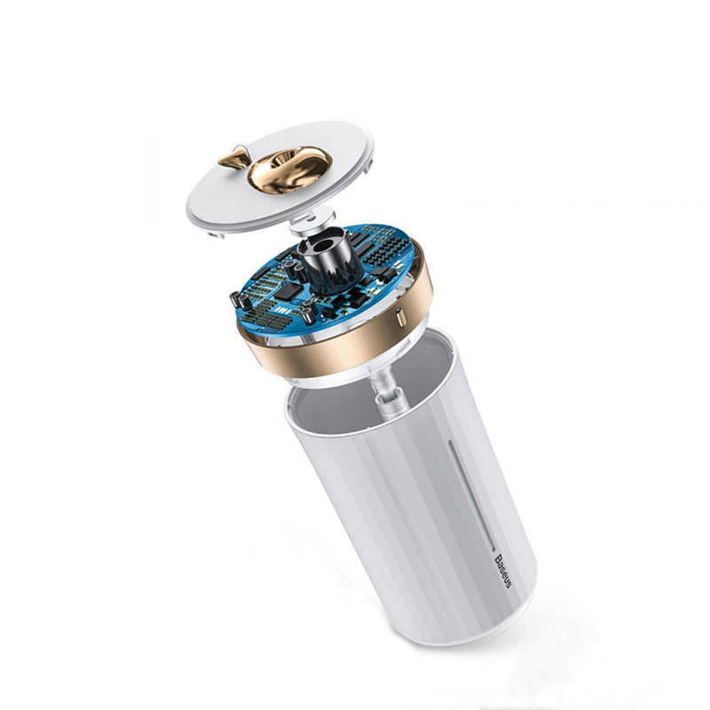 Baseus Electric 420mL Press-button Control Ultrasonic Humidifier With LED Light Home Desktop USB Air Purifier Mist Diffuser