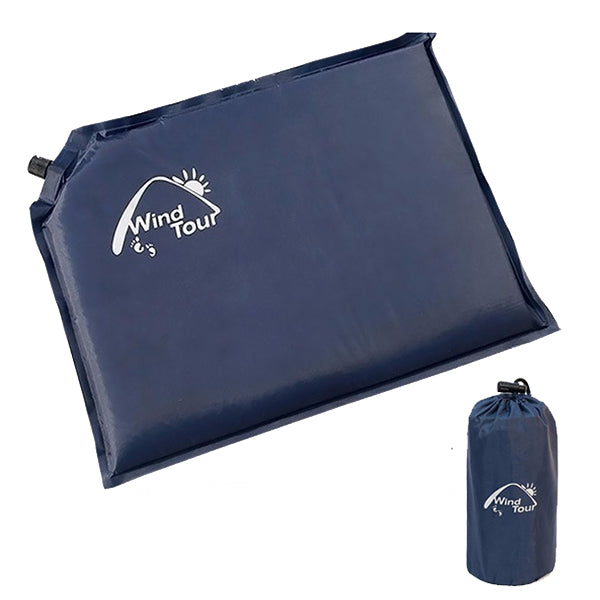 Wind Tour Autoinflation PVC Mat Outdooors Fishing Alone Moisture Proof Cushion Portable Air Mattress