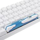 Five-sided Dyesub PBT OEM Profile Antarctic Penguin Space Bar 6.25u Novelty Keycap for GK61 Black Case and Cherry MX Switch Keyboard