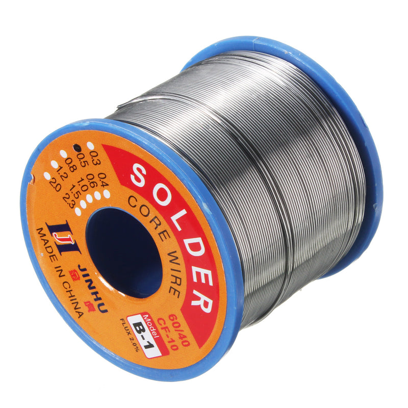 400g 0.5mm 60/40 Tin Lead Line Rosin Core Flux Solder Welding Iron Wire Reel