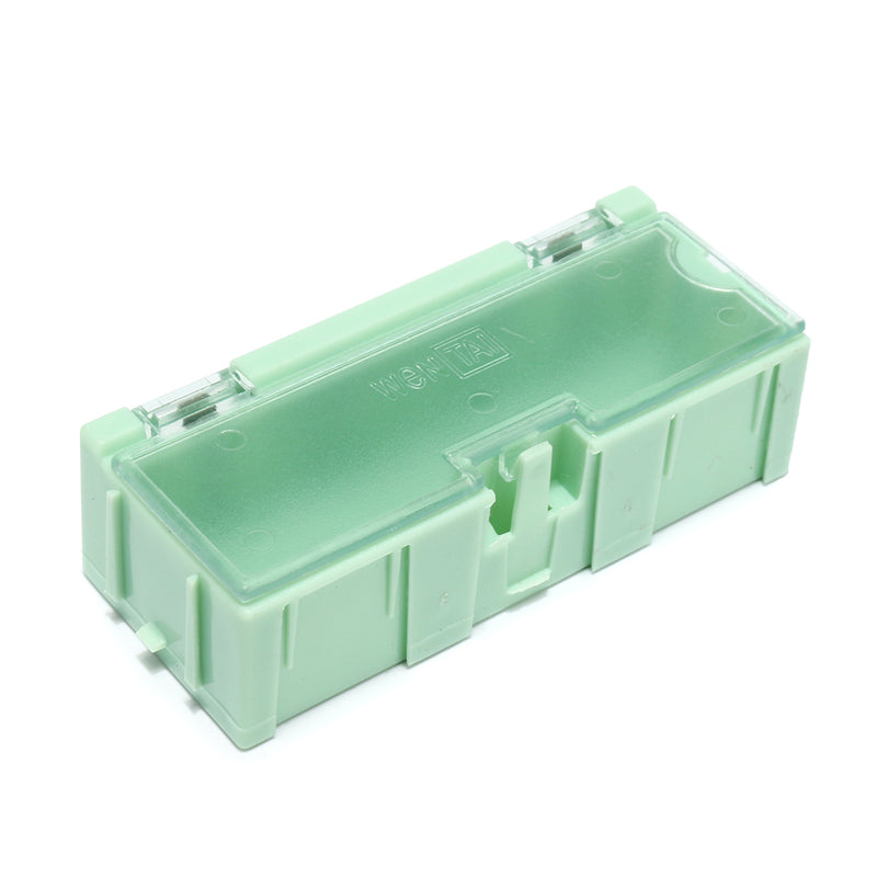 10pcs SMT SMD Kit Lab Chip Components Tool Screw Storage Box Case Plastic Green