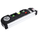 Loskii DX-013 Multipurpose Laser Level Horizontal Vertical Measure Tape Aligner Ruler 3 Bubbles