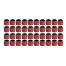 Drillpro 132pcs 80 Grit 1/4 3/8 1/2 Inch Sanding Drum with Sanding Mandrel Rotary Tool Accessories