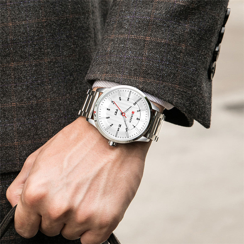 CURREN 8316 Waterproof Business Style Men Wrist Watch Calendar Quartz Watches