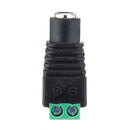 DC 12V Power Plug Adapter Connector Female 5050 3528 LED Strip Light