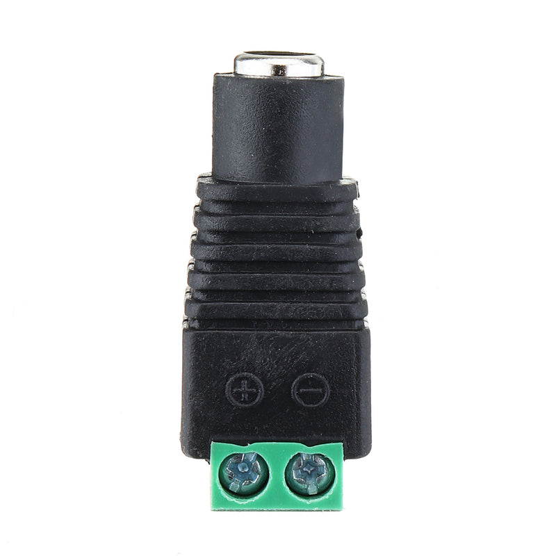 DC 12V Power Plug Adapter Connector Female 5050 3528 LED Strip Light