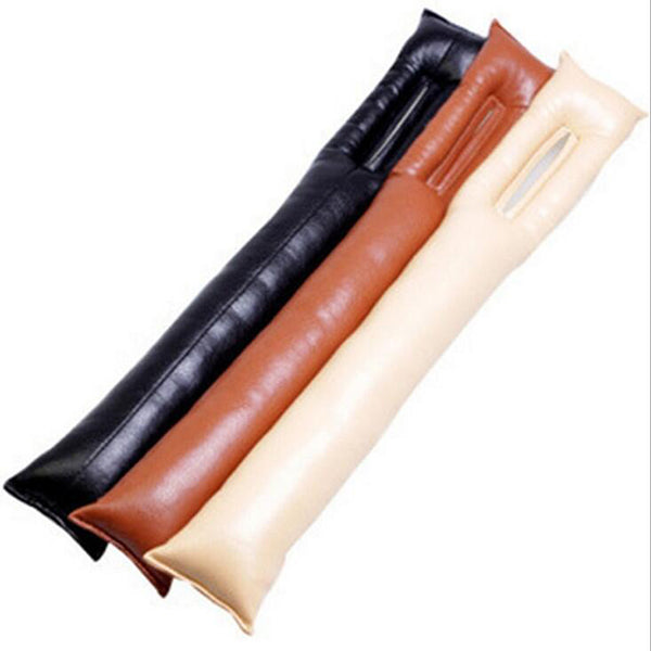 Car Seat Gap Storage Bag Side Protection Strip Holder Leather Car Coin Storage Box