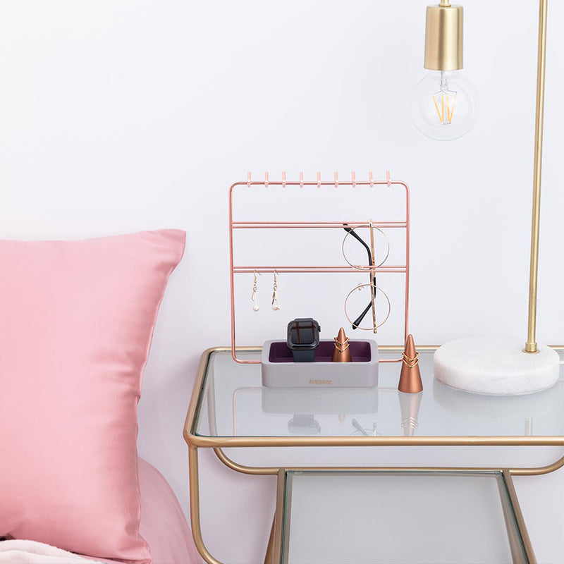 Singsong Jewelry Storage Rack Earrings Necklace Display Stand Cosmetic Storage Rack w/ Hooks Base from Xiaomi Youpin