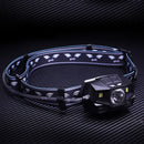 Goofy DT-7605 180 Lumens Outdoor Cycling  LED Headlamp 360 Degree Light Beam IPX4 Warning Light