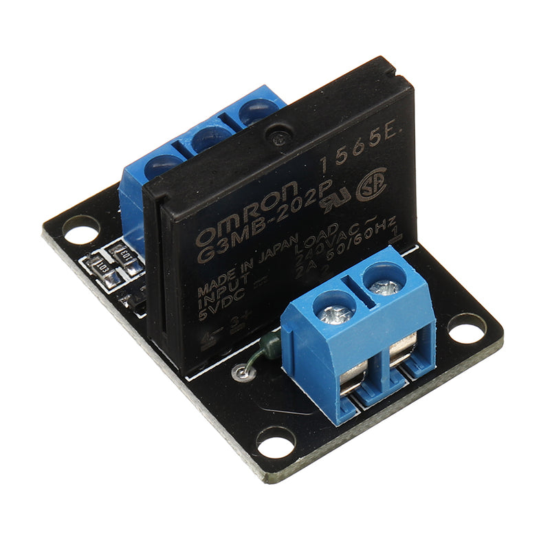 5pcs BESTEP 1 Channel 5V Low Level Solid State Relay Module With Fuse 250V2A For Auduino