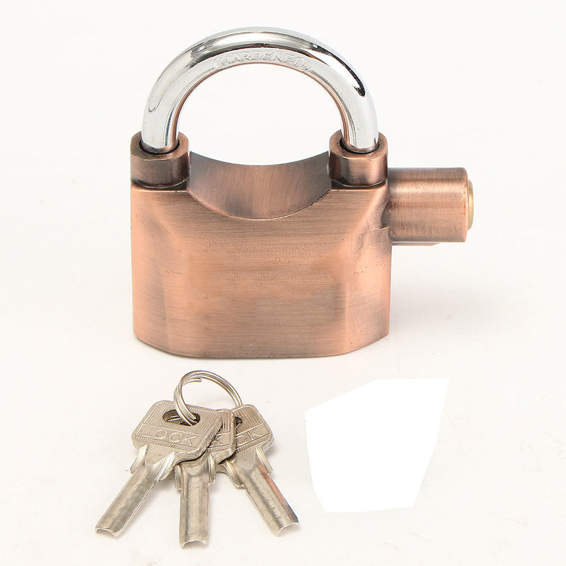 Siren Alarm Security Lock Anti Theft Padlock Lound Sound Aluminum Alloy