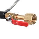 24 Inch CGA320 High Pressure Hose Switch Valve Lever CO2 Fill Station for Filling SodaStream Tank