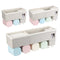Toothbrush Holder Toothpaste Squeezer Stand Organizer Plastic Bathroom Storage Rack Set