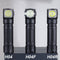 Skilhunt H04R XM-L2 1200 Lumens 2Group Modes LED Flashlight Magnetic Headlamp IPX8 Waterproof Headlight