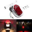Motorcycle Rear Tail Lights Brake Stop Light Lamp License Plate Bracket For Harley Chopper Cafe Race