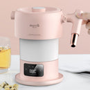 Deerma DEM-F300 100-240V Pink Digital Screen Folding Portable Electric Kettle for Travel