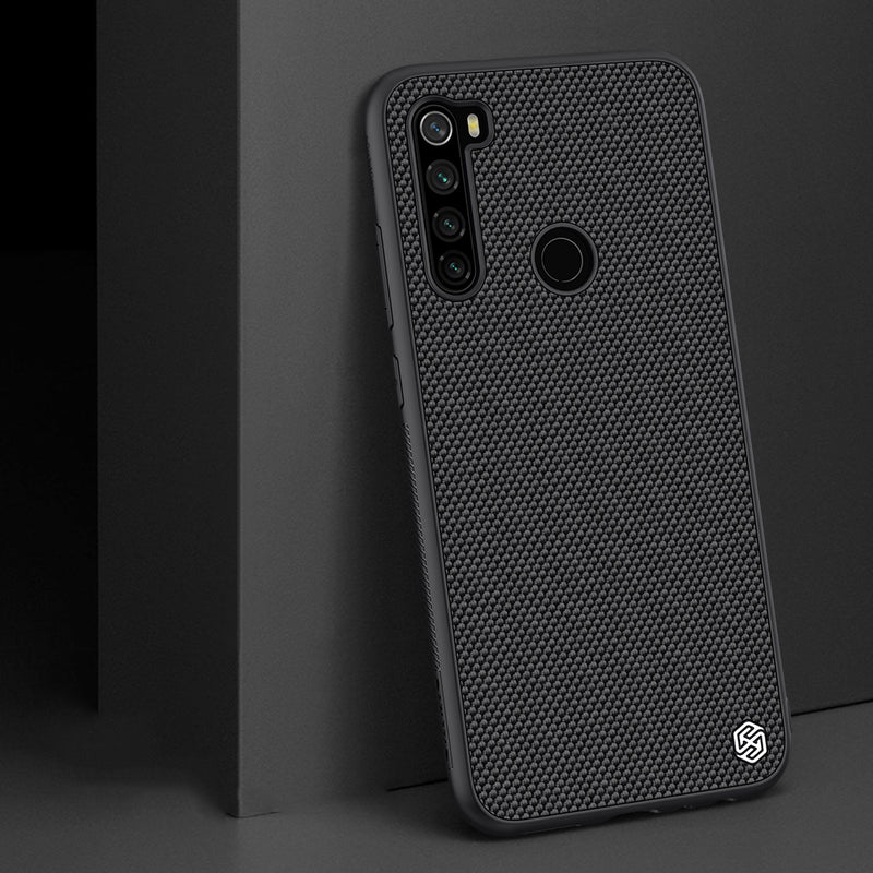 For Xiaomi Redmi Note 8 NILLKIN Anti-fingerprint Anti-slip Nylon Synthetic Fiber Textured Protective Case