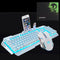 104Keys USB Wired Backlight Mechanical Handfeel Gaming Keyboard Mouse and ouse Pad Combo Set