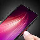 Bakeey Carbon Fiber Gradient Color Tempered Glass Protective Case for Xiaomi Redmi Note 8
