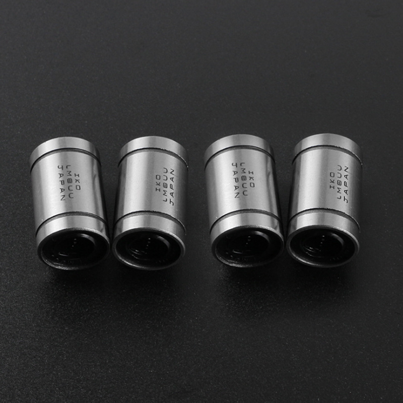 4Pcs LM8UU 8X15X24MM Long Rod Shaft 3D Printer Linear Bearing For Reprap Prusa I3 3D Printer