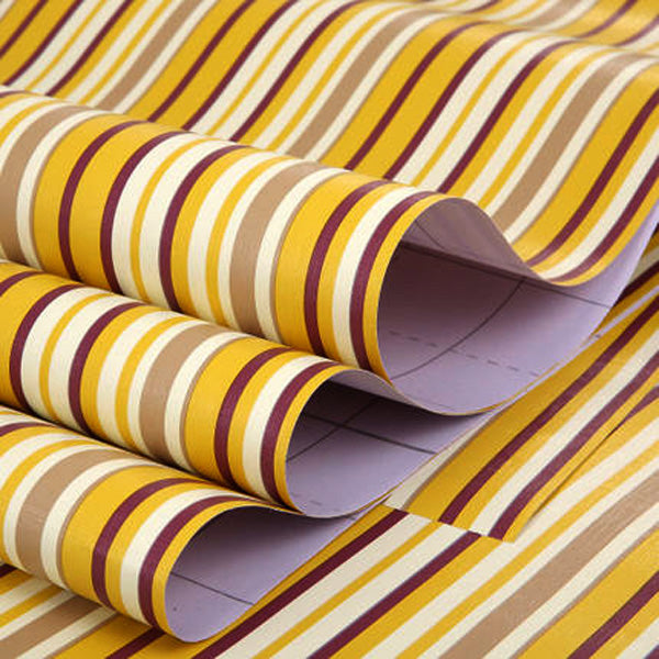 Waterproof Stripe Wallpaper Self Adhesive Wardrobe Door Kitchen Wall Stickers