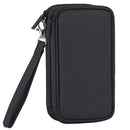 Waterproof Nylon Double Layer Data Cable Charging Treasure Storage Bag Cable Bag Case Organizer Earphone Bag
