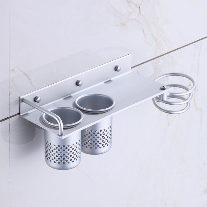 KCASA BR-31 Bathroom Wall Mount Hanging Storage Rack with 360 Degree Rotation Towel Holder