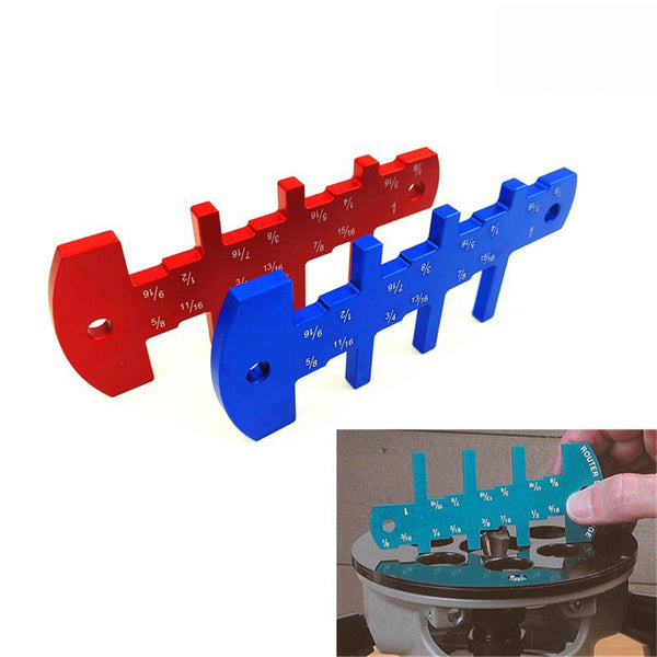 Woodworking DIY Height Gauge Inch Table Saw Depth Gauge High Precision Carpentry Measuring Tools for Table Saw Milling Machine