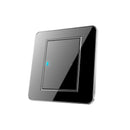 LED Wall Touch Light Switch Glass Panel 1/2 Gang Switch Panel Power Wall Control