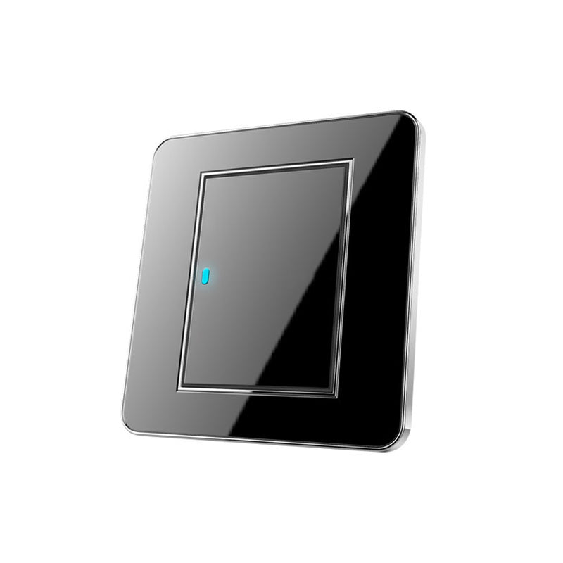 LED Wall Touch Light Switch Glass Panel 1/2 Gang Switch Panel Power Wall Control
