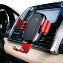 Baseus Qi Wireless Fast Car Charger Phone Holder Mount For iPhone 8 X Samsung S8 S7 S6