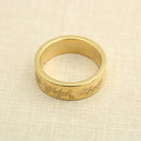 Kingmagic Hardcover Golden Magician Magnetic Ring Stainless Steel Magic Prop