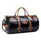 28L Men PU Leather Handbag Shoulder Bag Duffle Gym Tote Bag Sports Travel