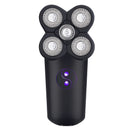 Five-headed Shaving Beard Cordless Electric Shaver 1.5H USB Fast Charging IPX7 Waterproof Hair Razor For Men