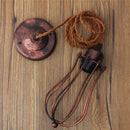 2M Vintage Pendant Trouble Light Bulb Guard Wire Cage Ceiling Hanging Lampshade