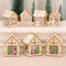 LED Light Wood Cute Christmas Tree Hanging Ornaments Holiday Decorations