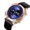 SKMEI 1519 Creative Rolling Time Display Leather Strap 30M Waterproof Men Watch Quartz Watch