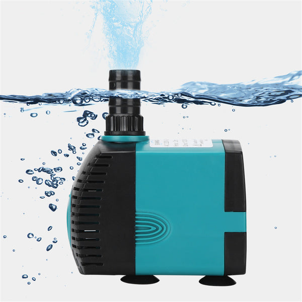 3.5-25W Multifunctional Submersible Pump Ultra Quiet Fountain Pump for Fish Tank Pond Side Suction Water Pump Water-cooled Air Conditioner