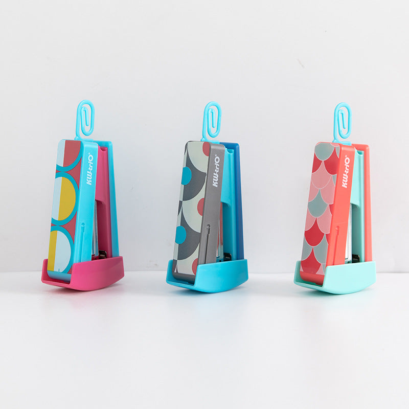 RosyPosy 55X6 Mini Stapler Binding Machine Manual Paper Stapler Office School Supplies Student Stationery